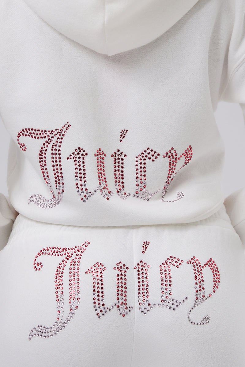 30th Birthday Ombre Fleece Cropped Hoodie - Image 4