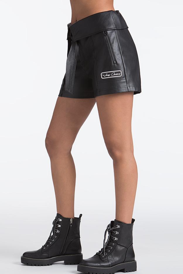 Faux Leather Belted Shorts??REJUICED - Image 2