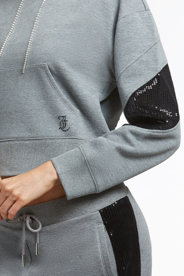 Sequin Fleece Hoodie??REJUICED - Image 5