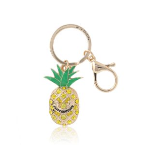 Crystal Pineapple Keychain Bag Charm