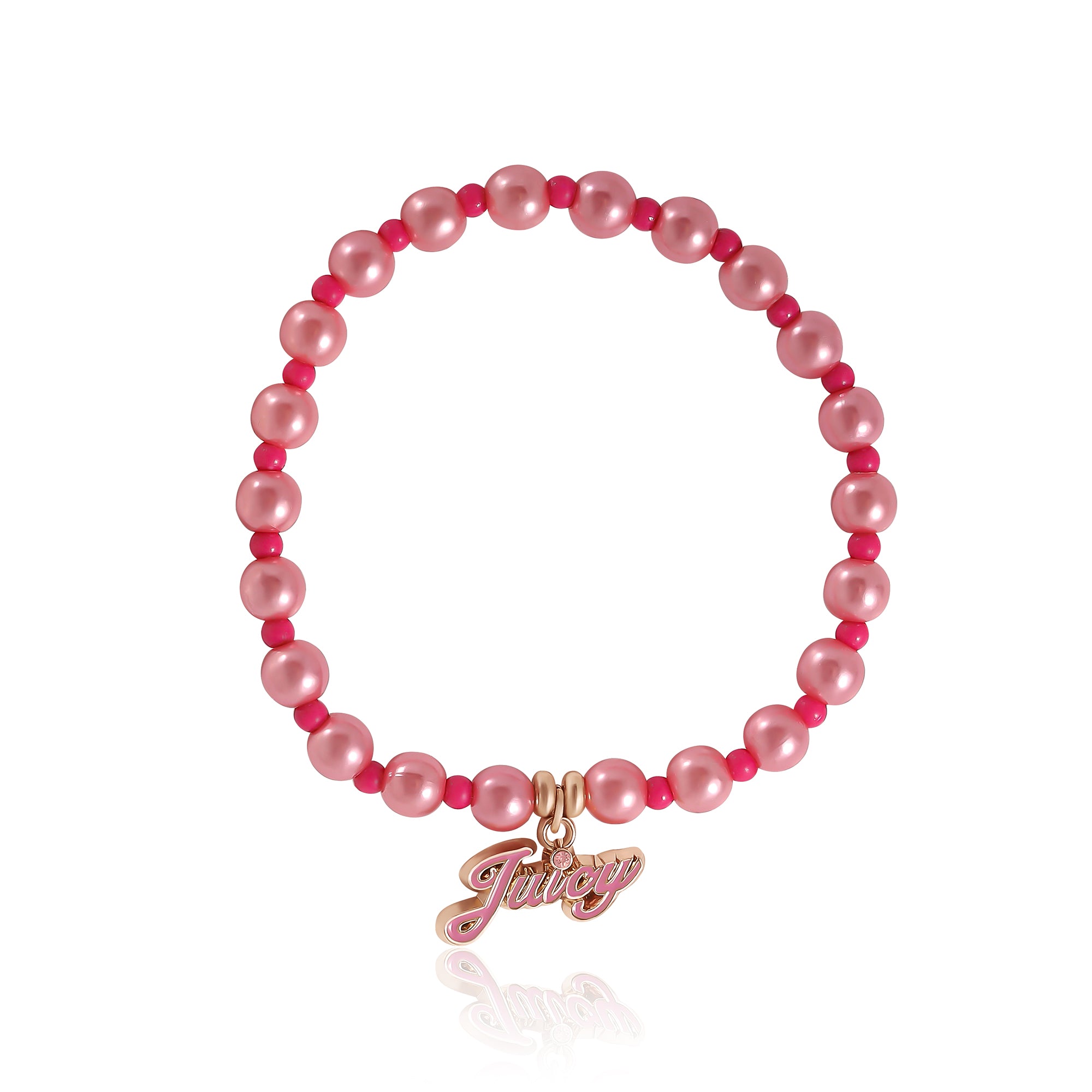 Kids Choose Juicy Heart Charm 2 Piece Bracelet Duo - Image 4