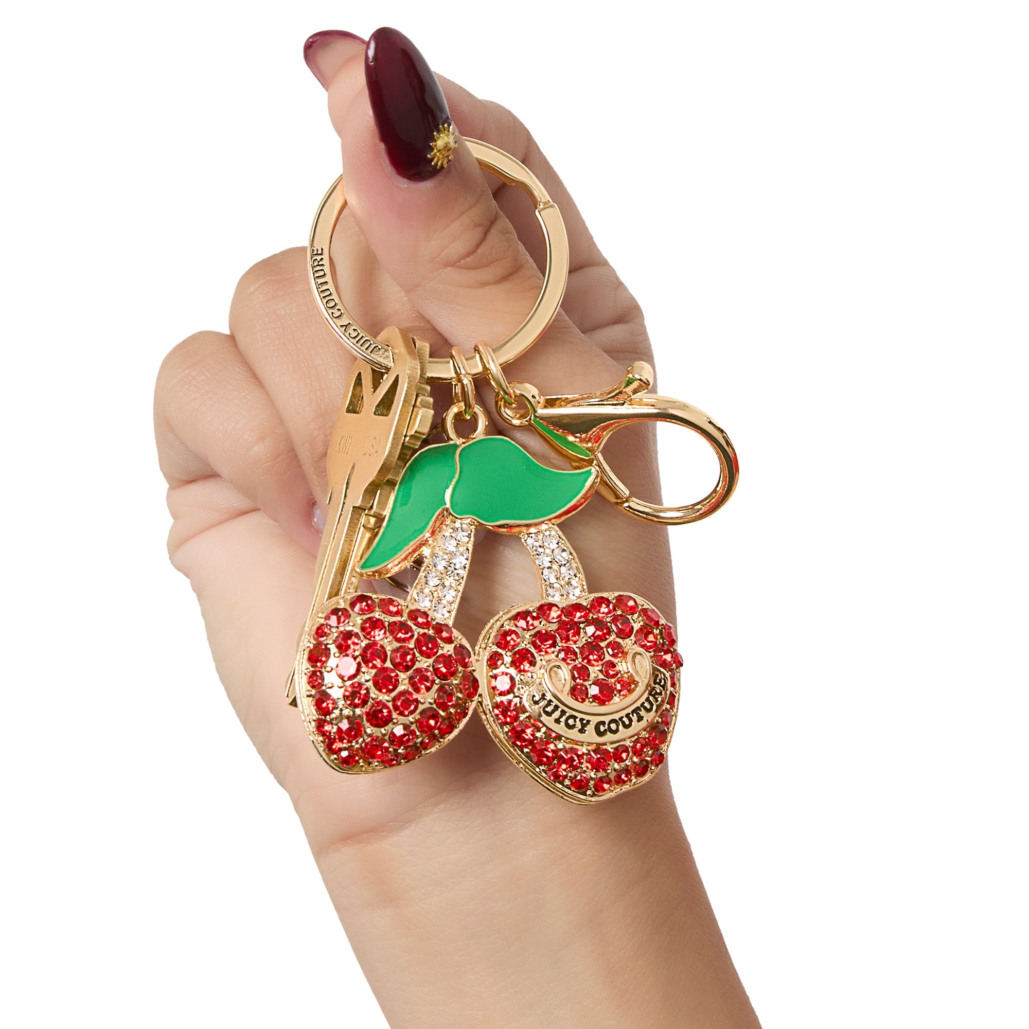Cherry Charm Keychain Bag Charm - Image 3
