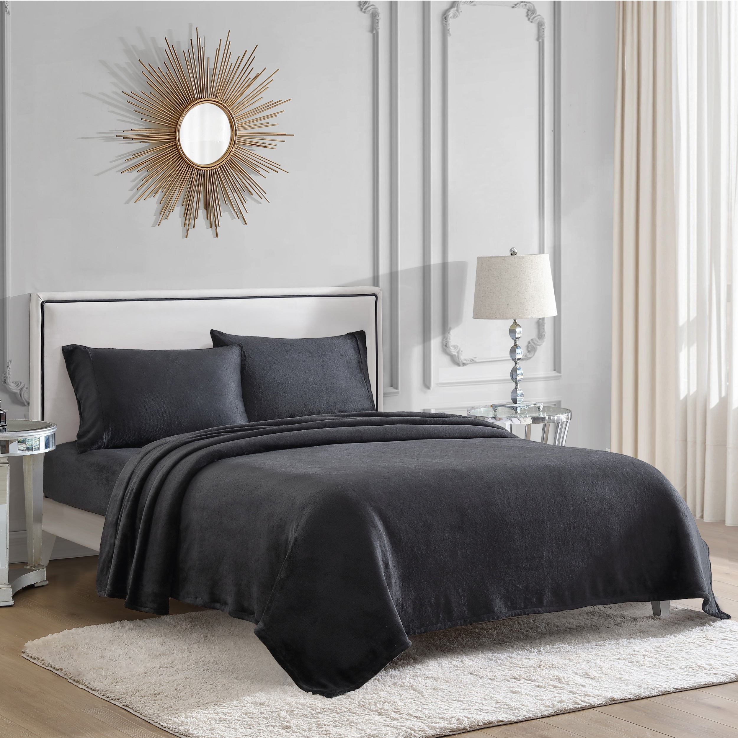 Solid Plush Sheet Set - Image 2