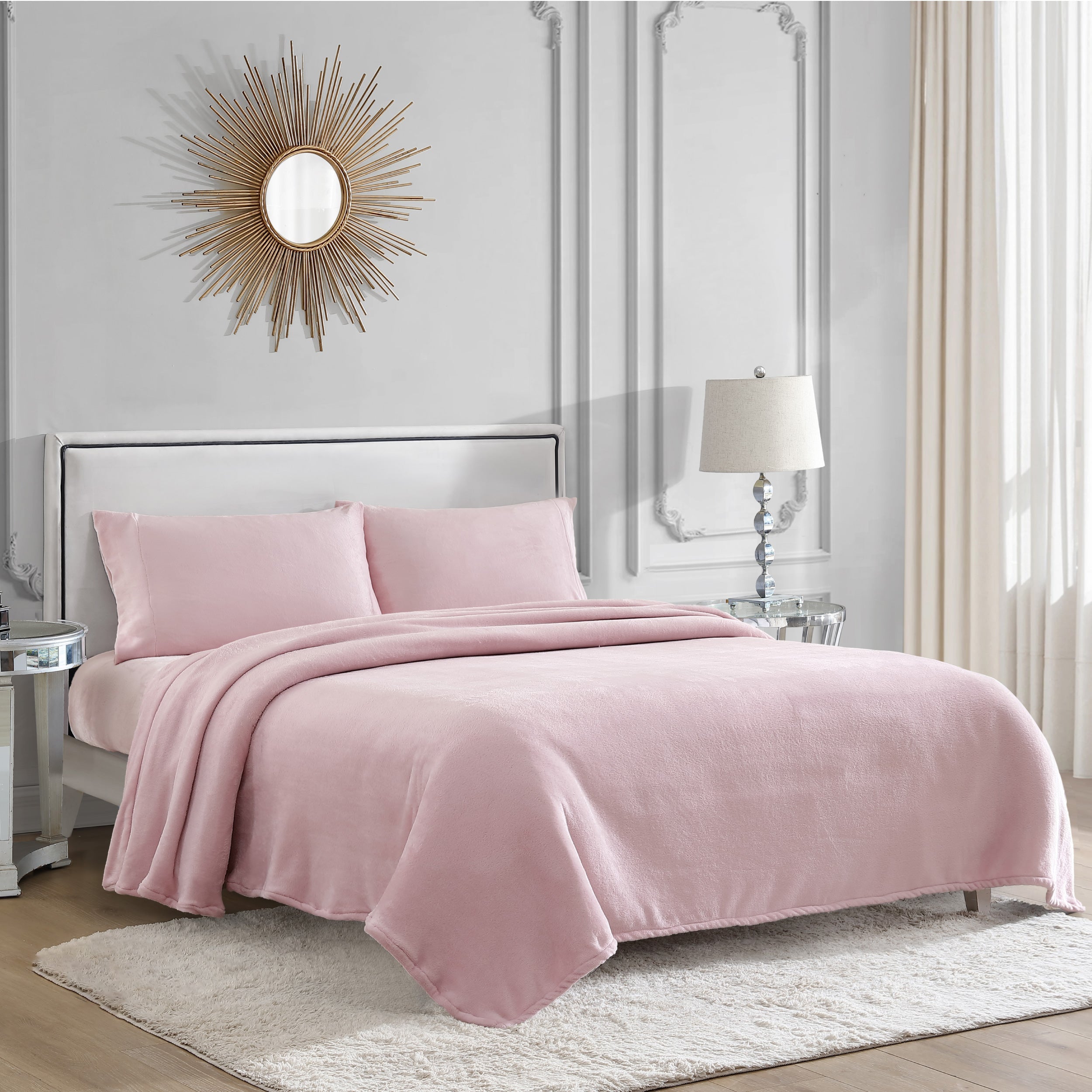 Solid Plush Sheet Set - Image 2