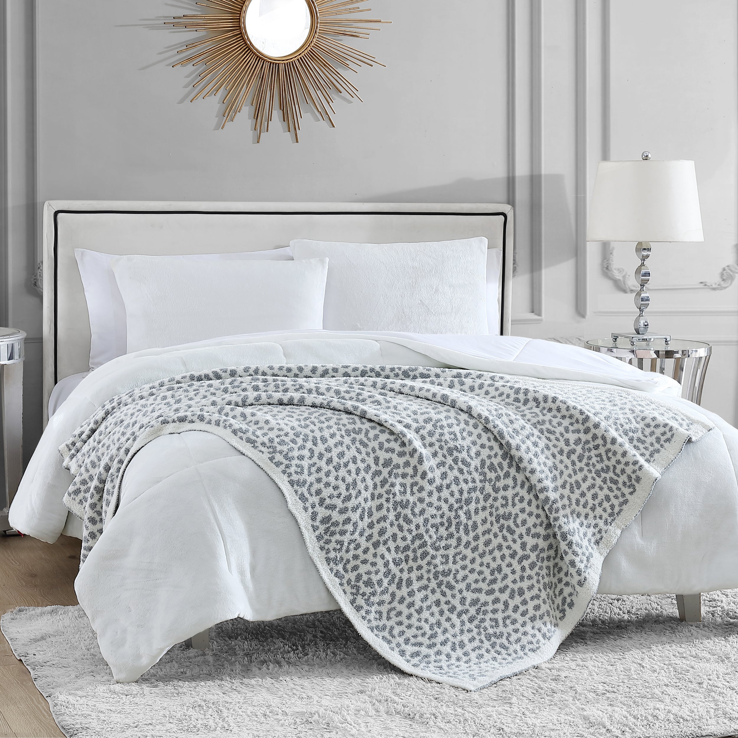 Leopard Print Throw Blanket - Image 2