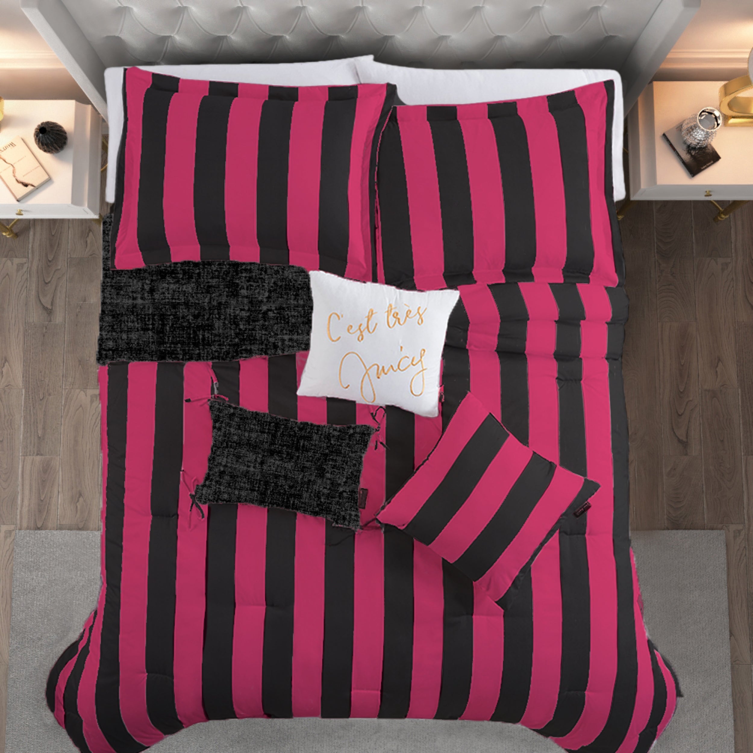 Cabana Striped Reversible Comforter Set - Image 3