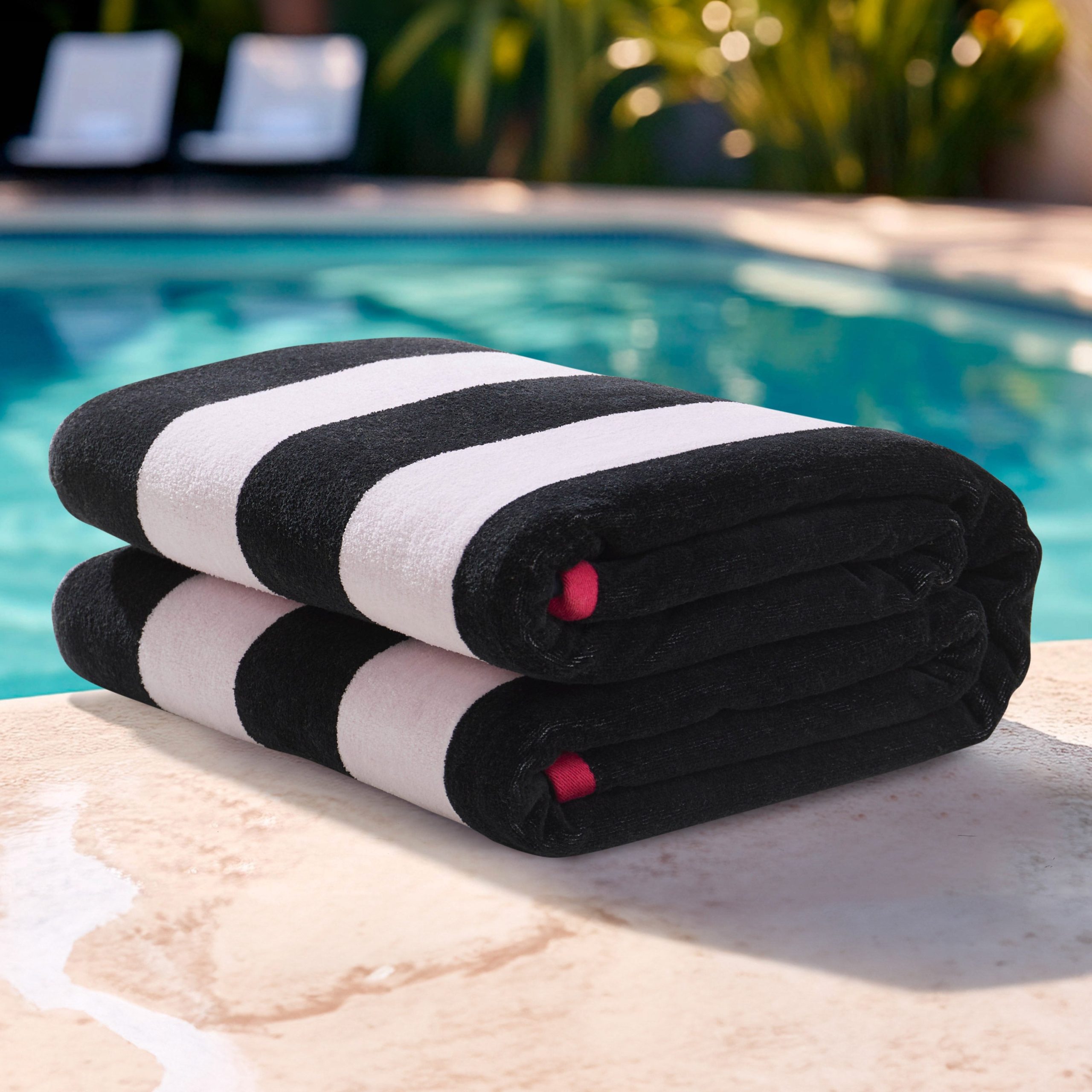 Reversible Cabana Cotton Beach Towel - Image 3