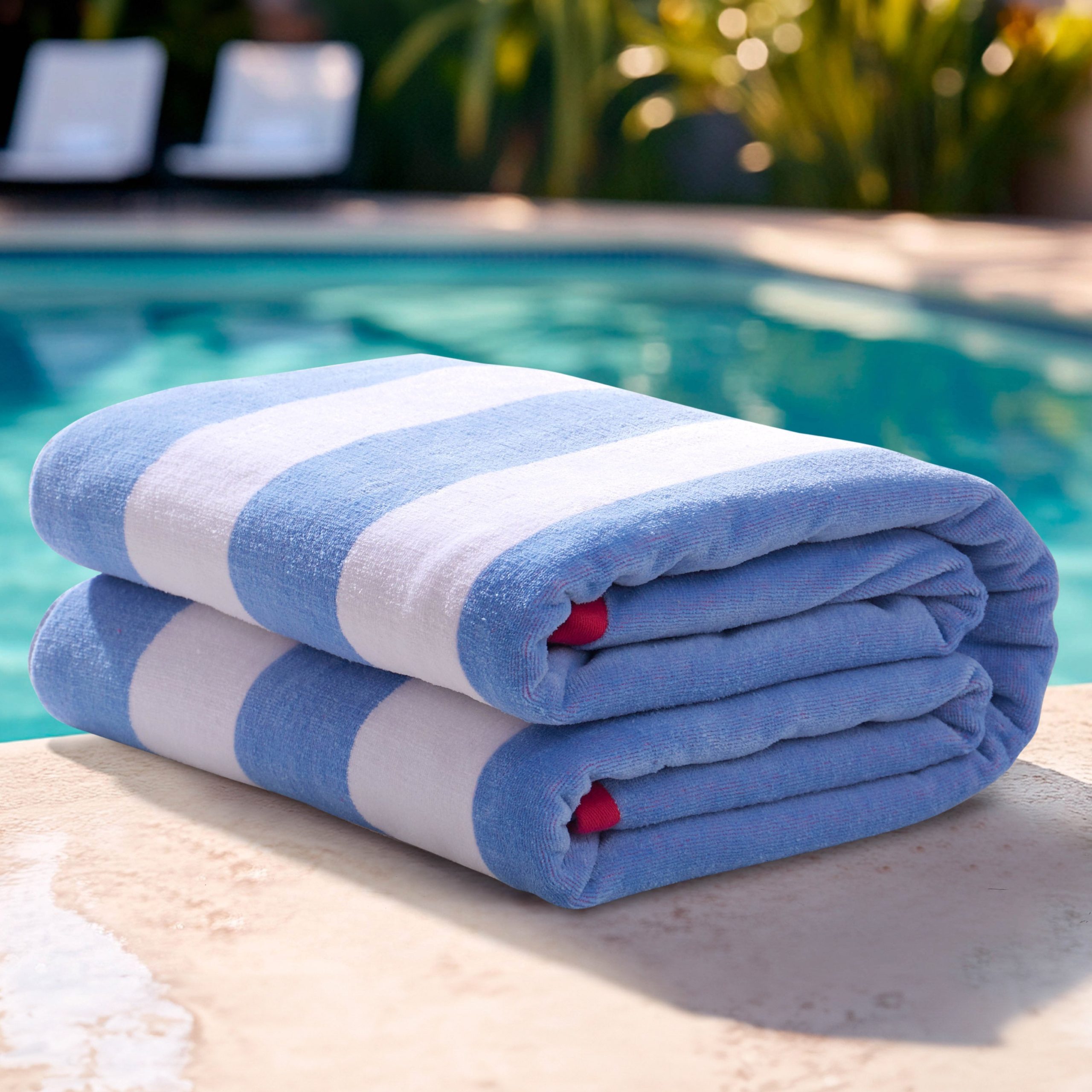Reversible Cabana Cotton Beach Towel - Image 3