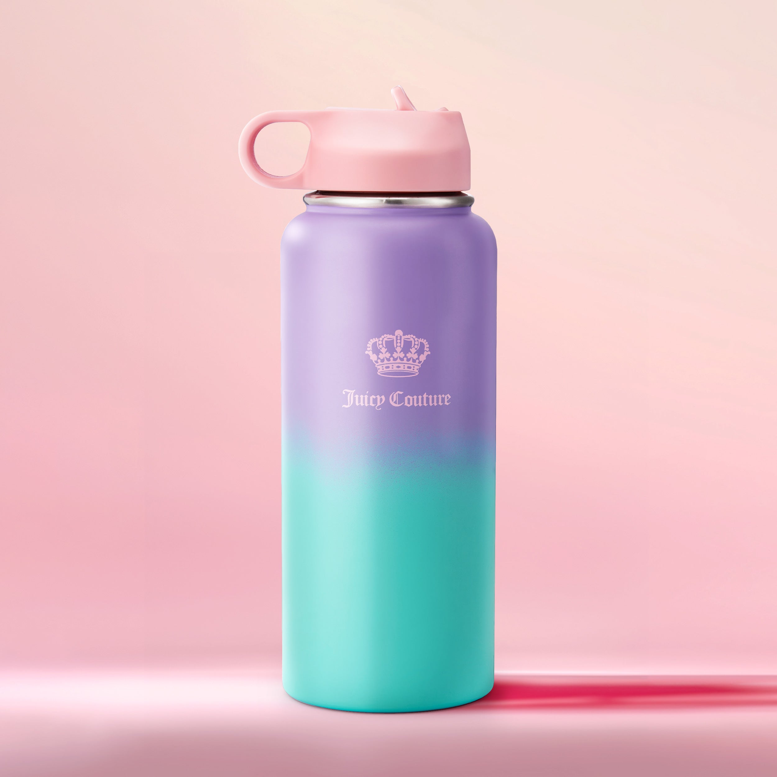 Go Girl Stainless Steel Water Bottle with Pop-up Straw - Image 7