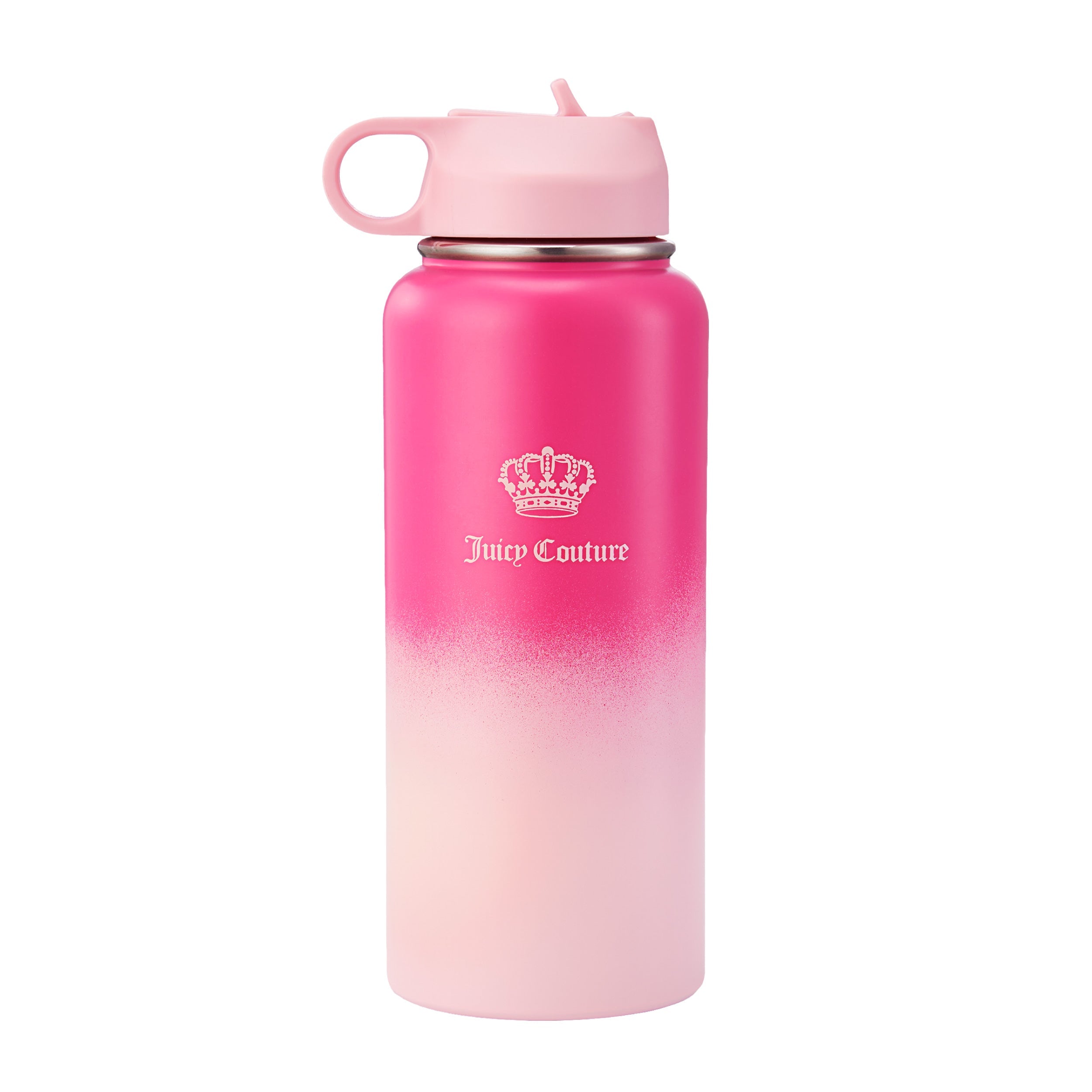 Go Girl Stainless Steel Water Bottle with Pop-up Straw
