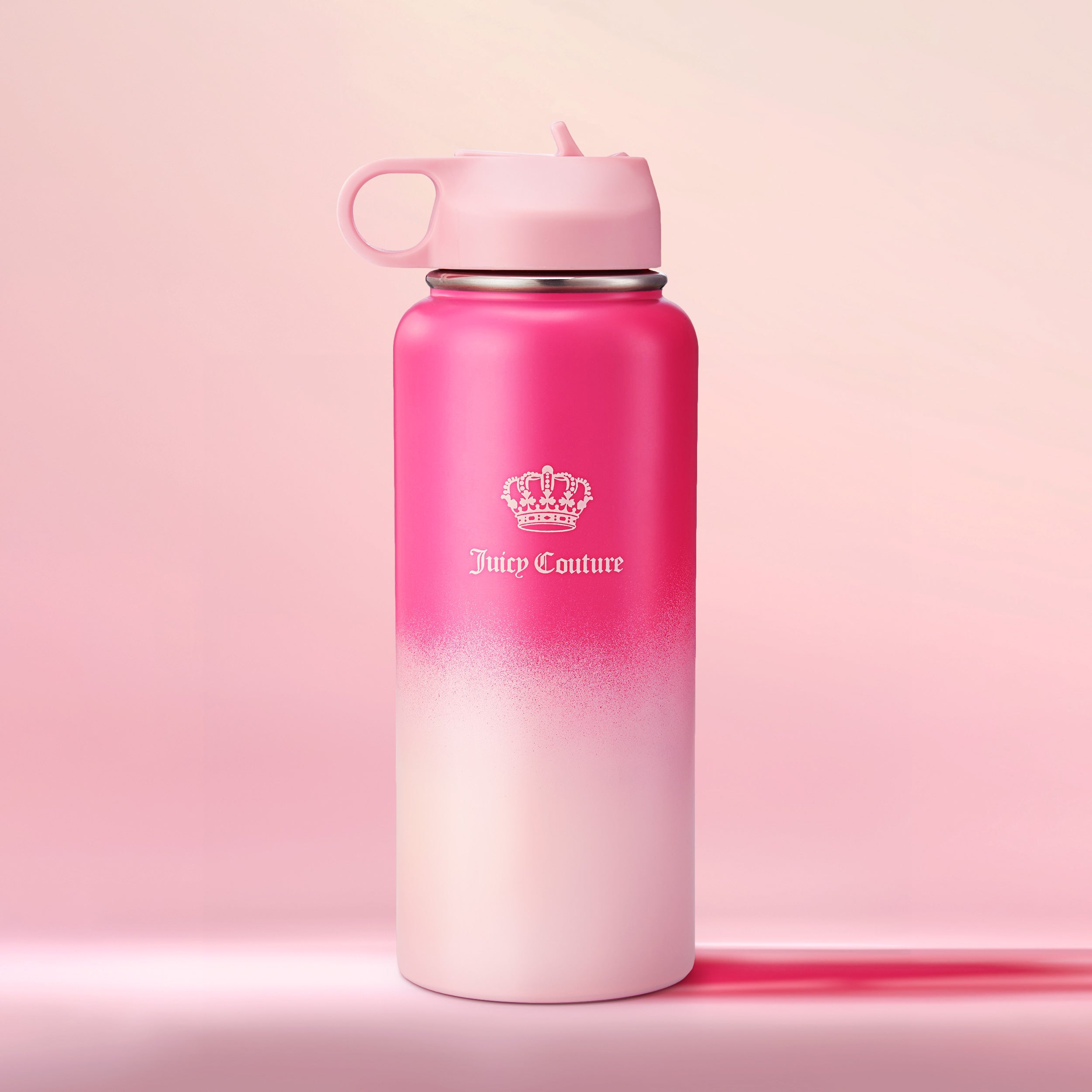 Go Girl Stainless Steel Water Bottle with Pop-up Straw - Image 5