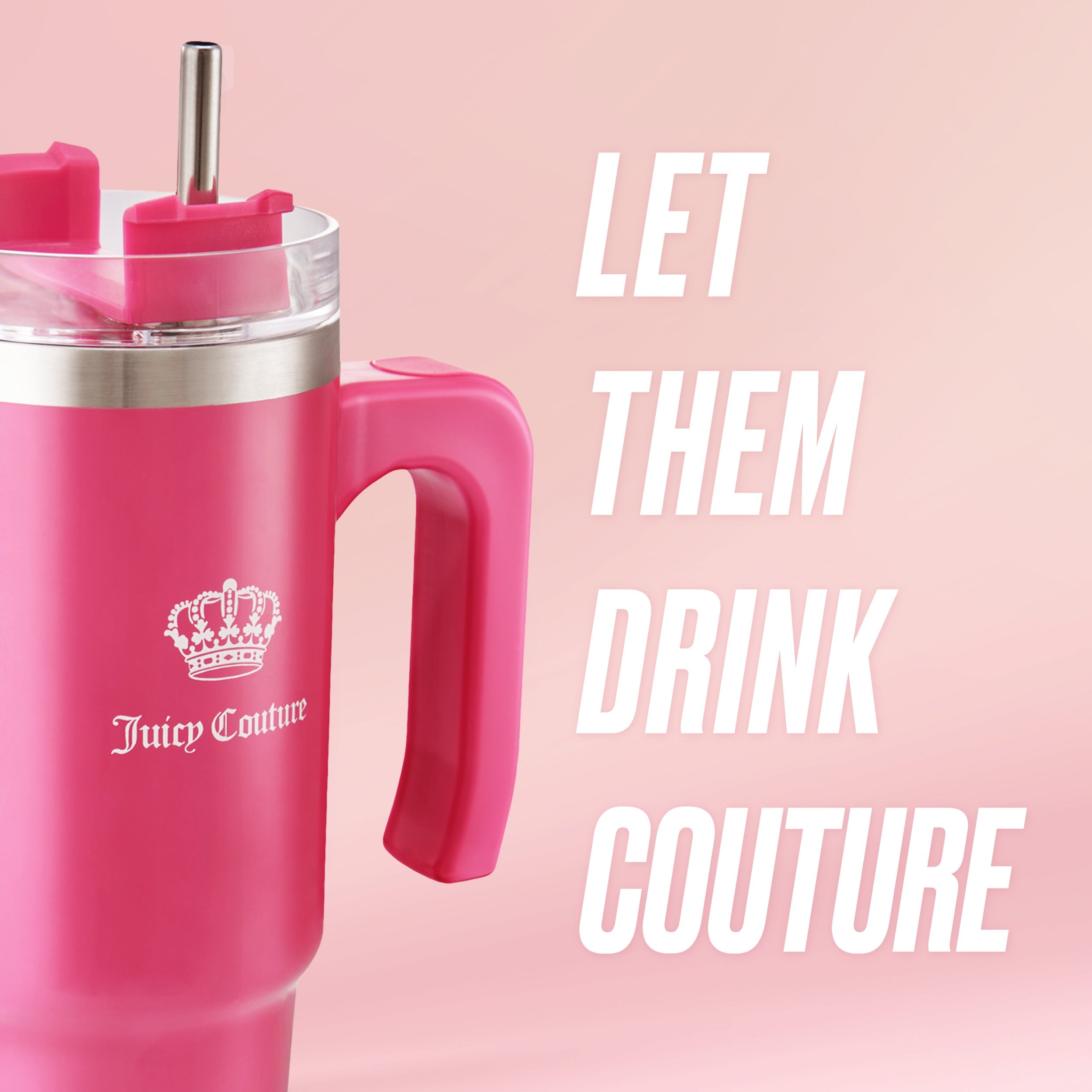 Glam Logo Stainless Steel Water Bottle - Image 6