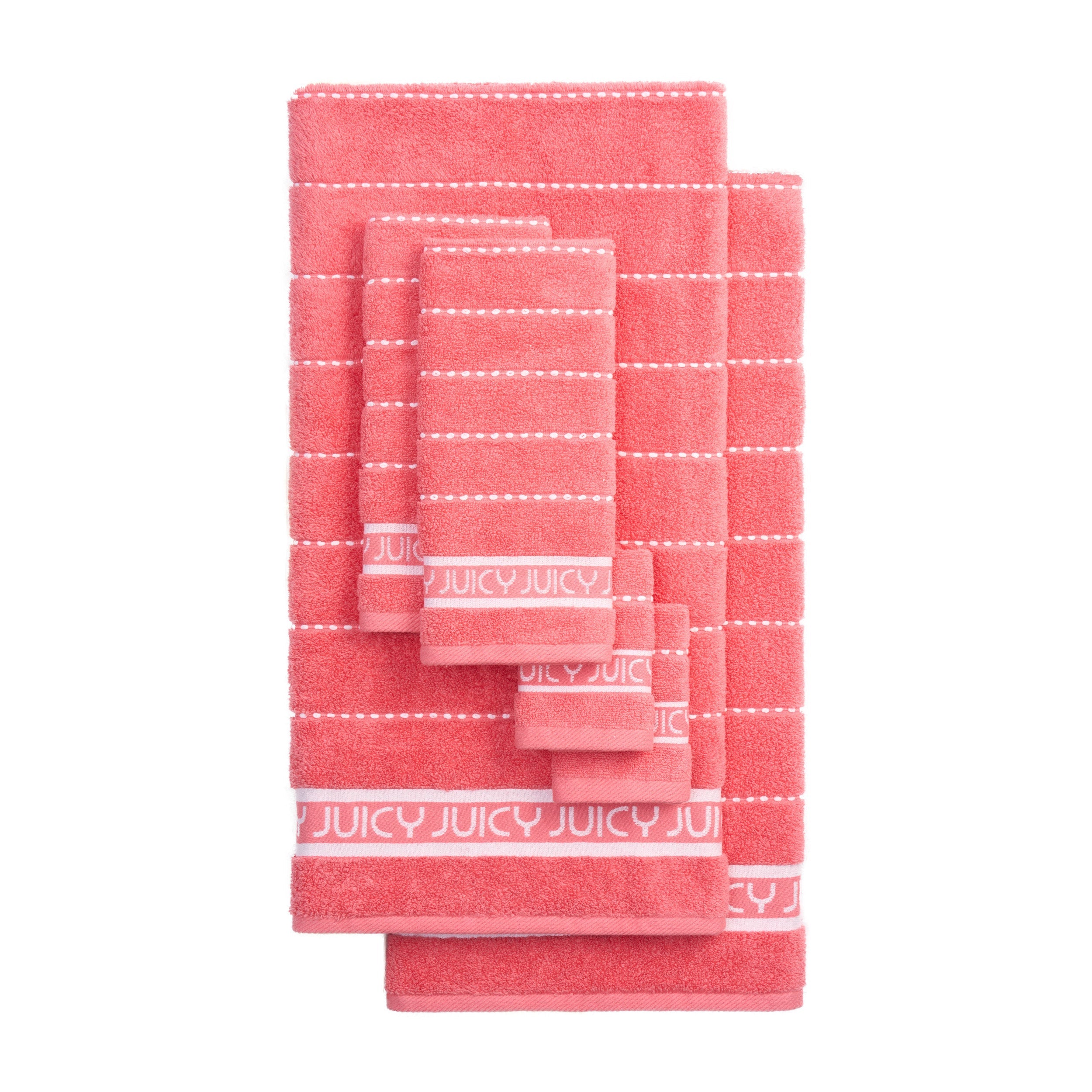 Plush Stripe Bath Towel Set - Image 5