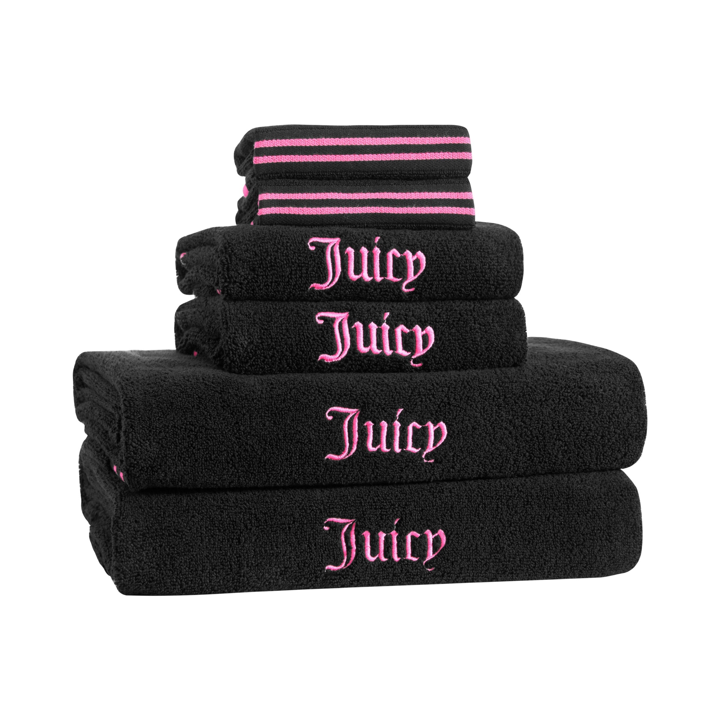 Neon Border Bath Towel Set