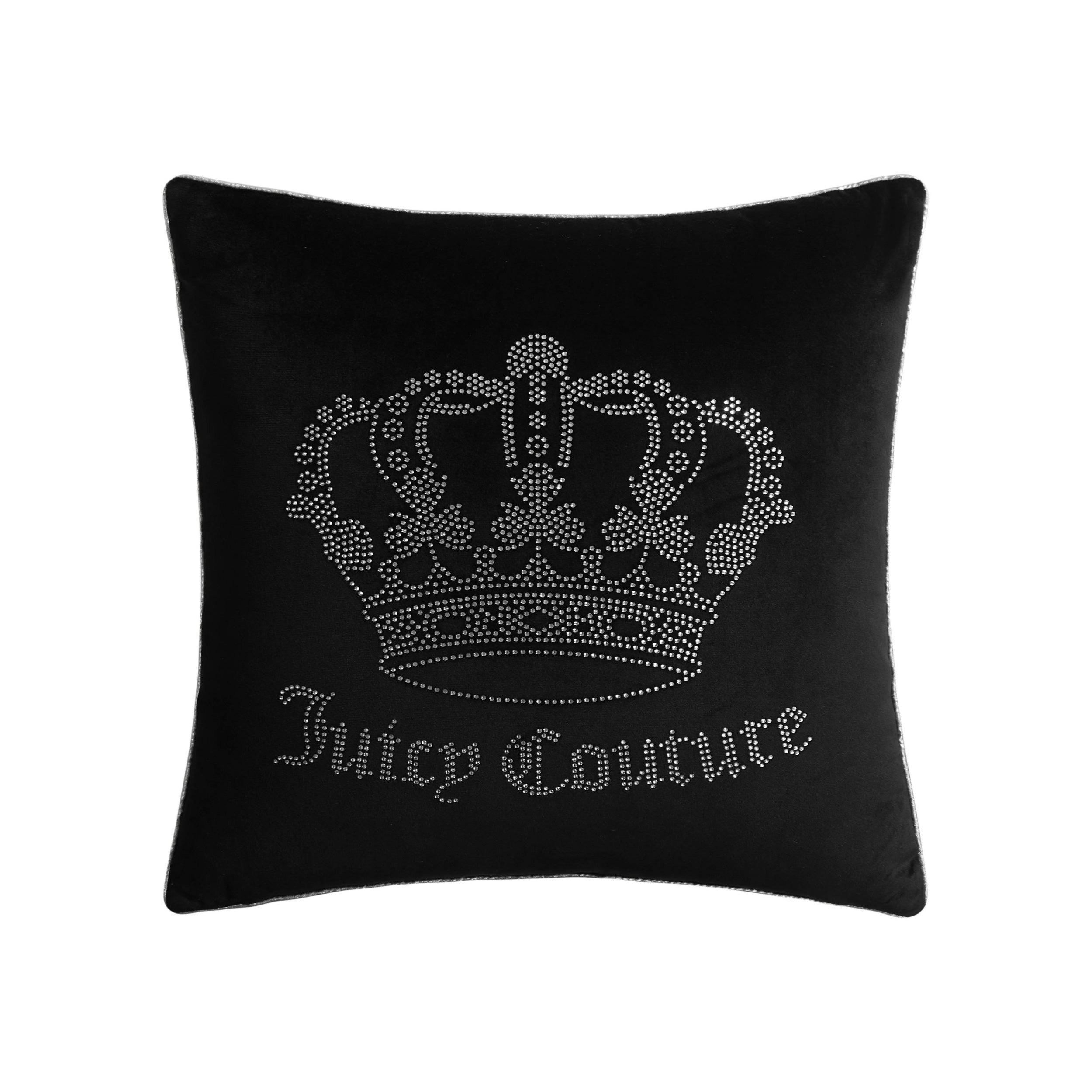 Gothic Rhinestone Crown Pillow
