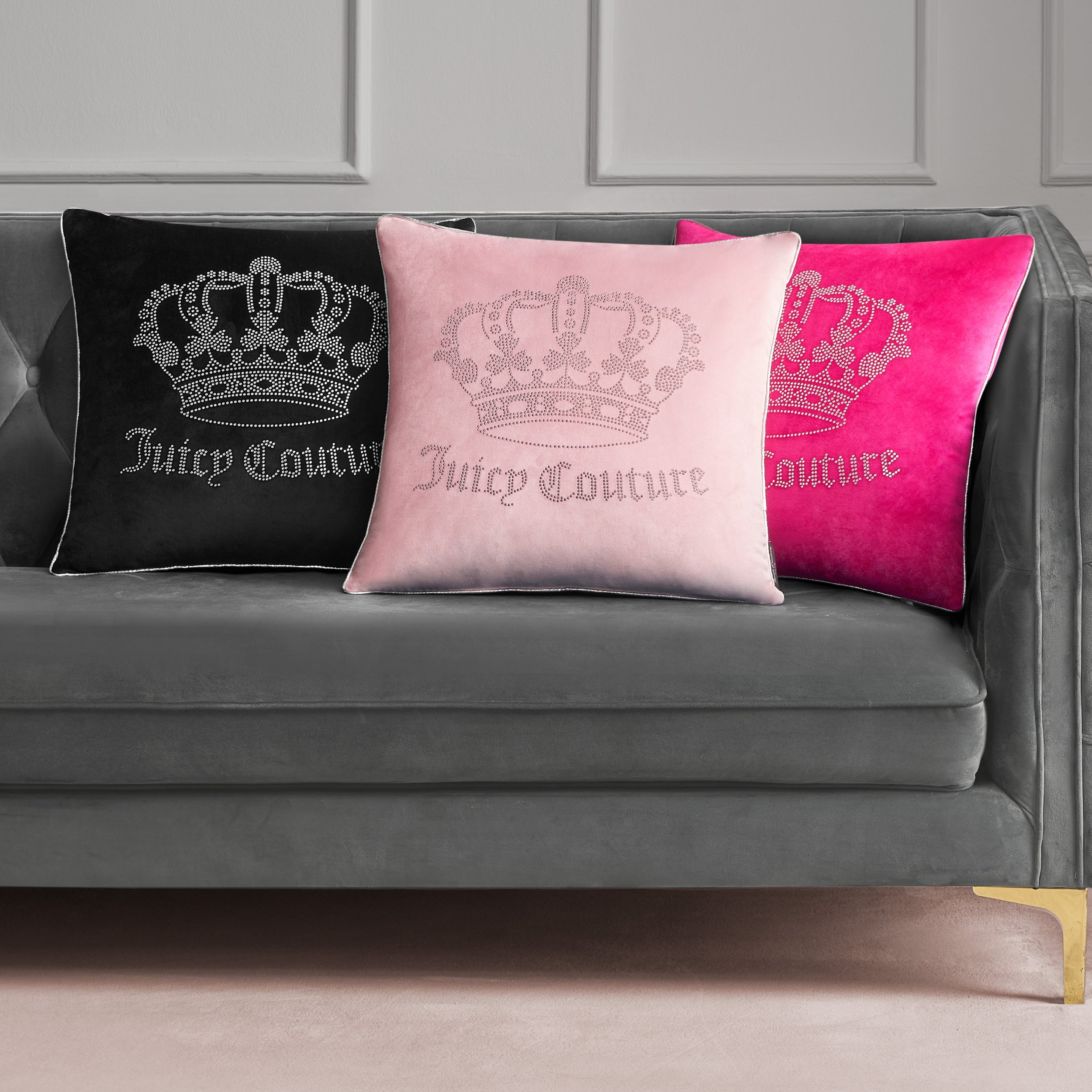Gothic Rhinestone Crown Pillow - Image 6