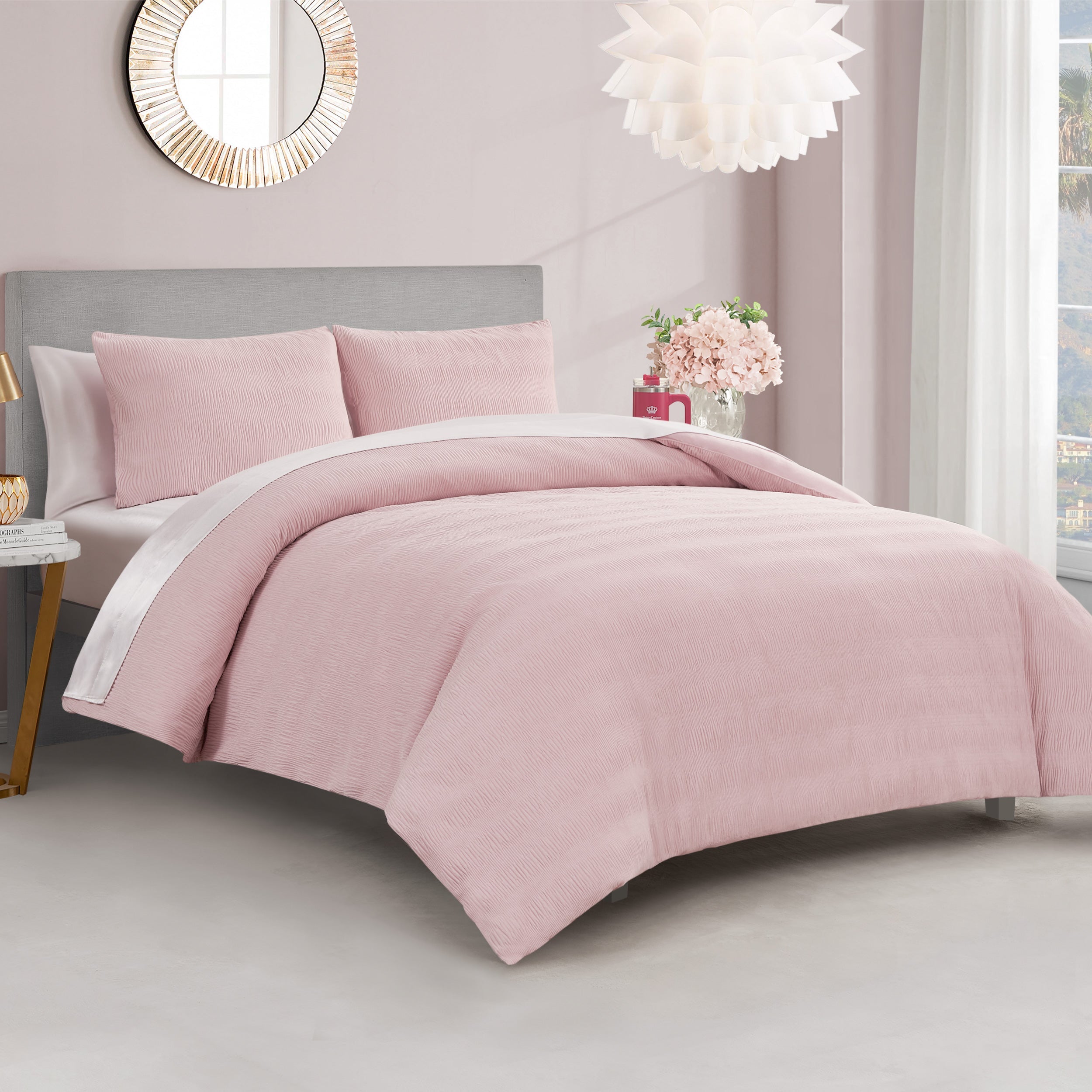 Crinkle Velvet Comforter Set - Image 2