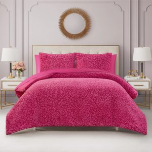 Cheetah Feathered Comforter Set