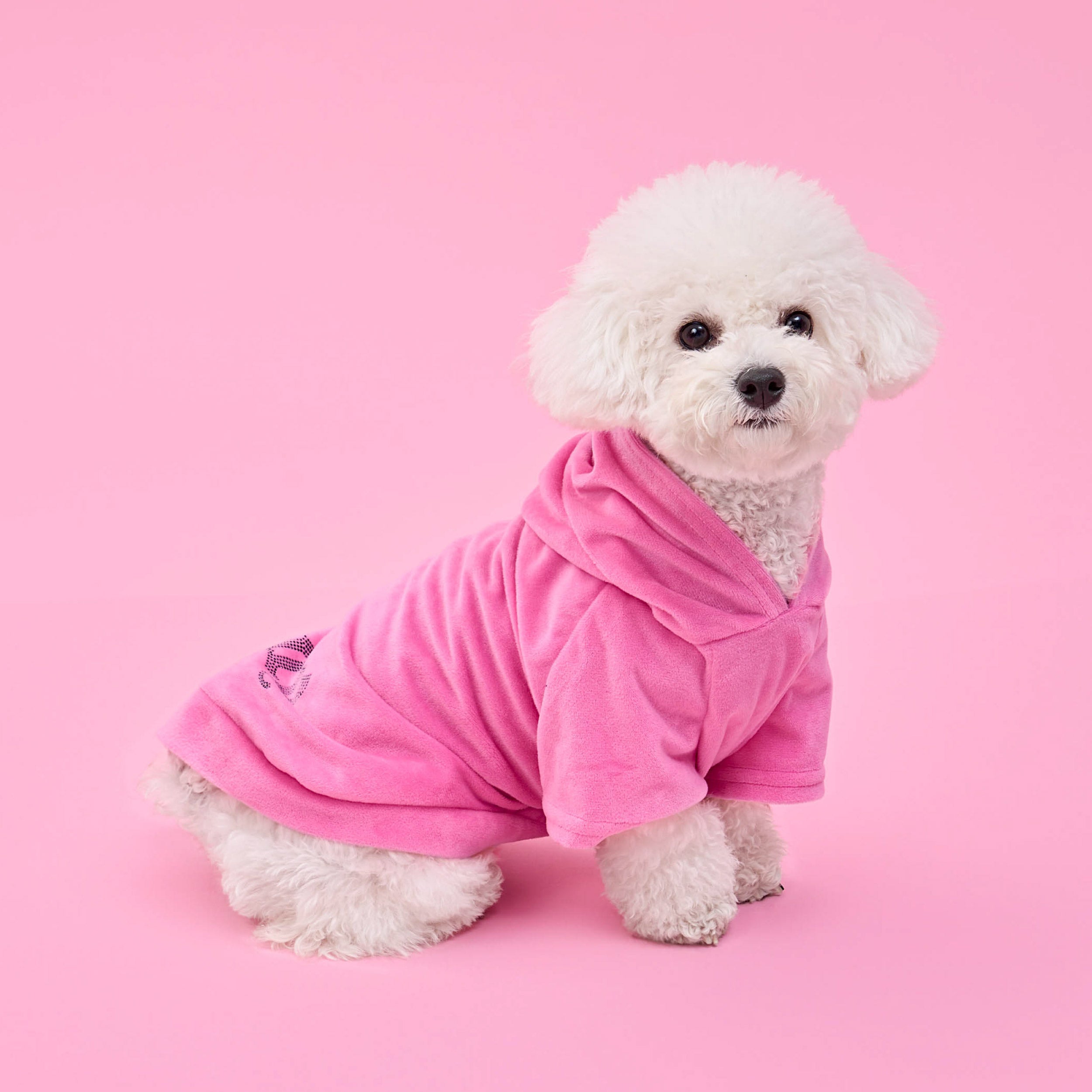 Bling Velour Pet Hoodie - Image 2