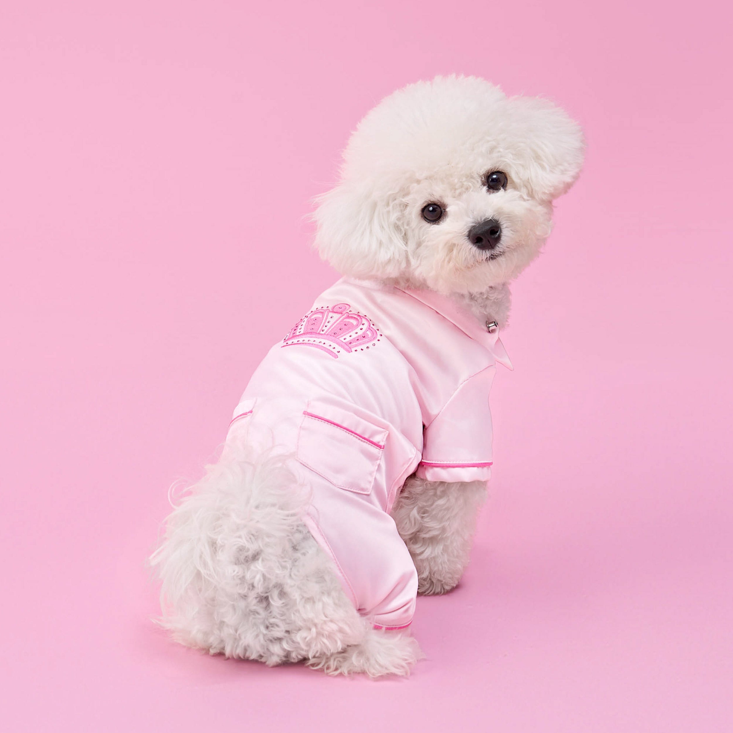 Juicy Couture Pet Silky Satin Pajamas