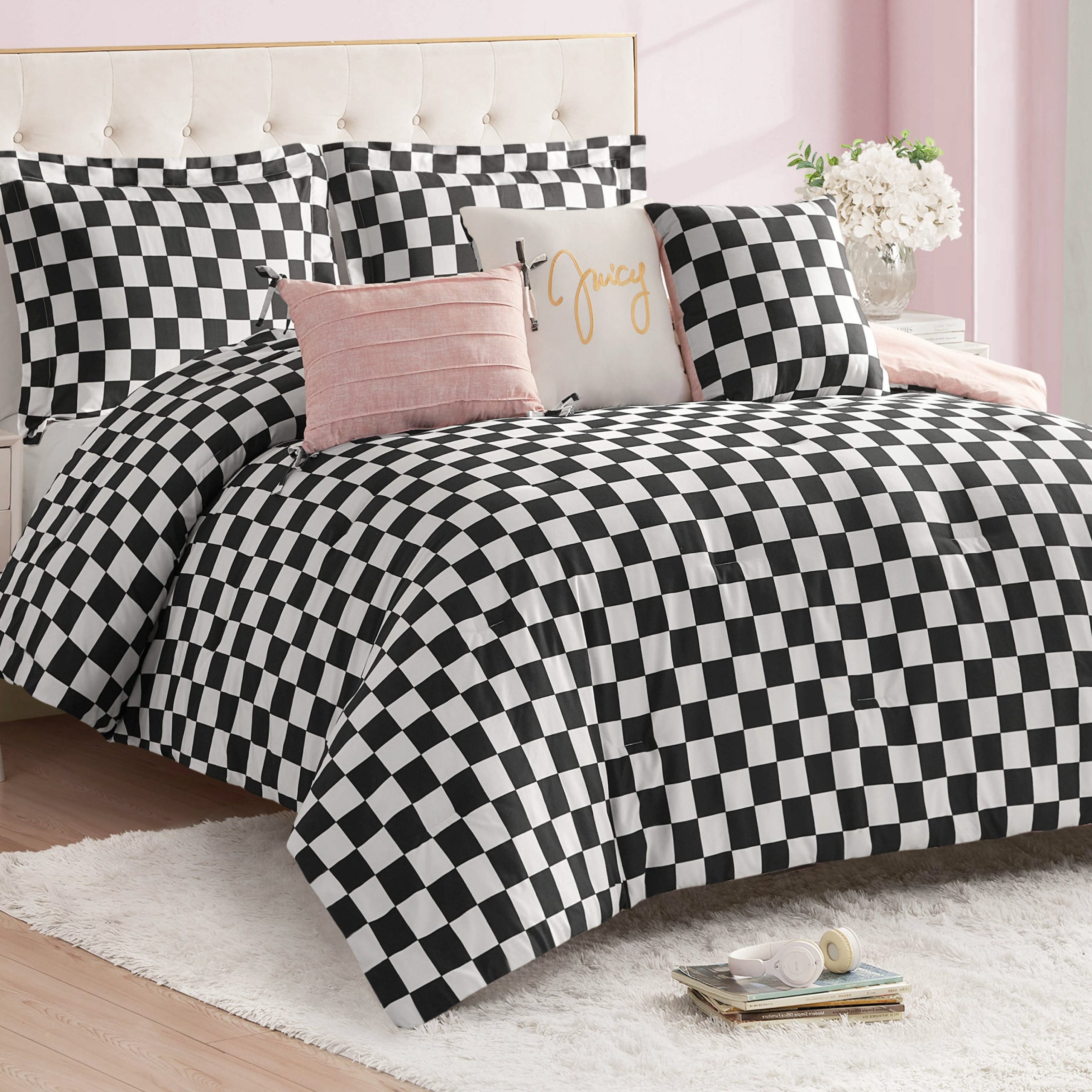 Checkerboard Reversible Comforter Set - Image 2