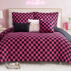 Checkerboard Reversible Comforter Set