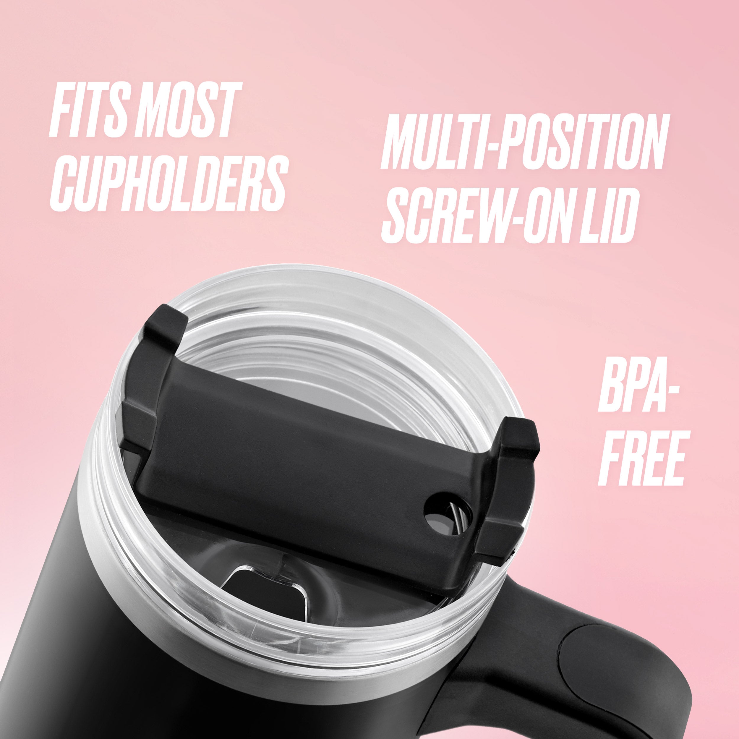 Glam Logo Stainless Steel Water Bottle - Image 2