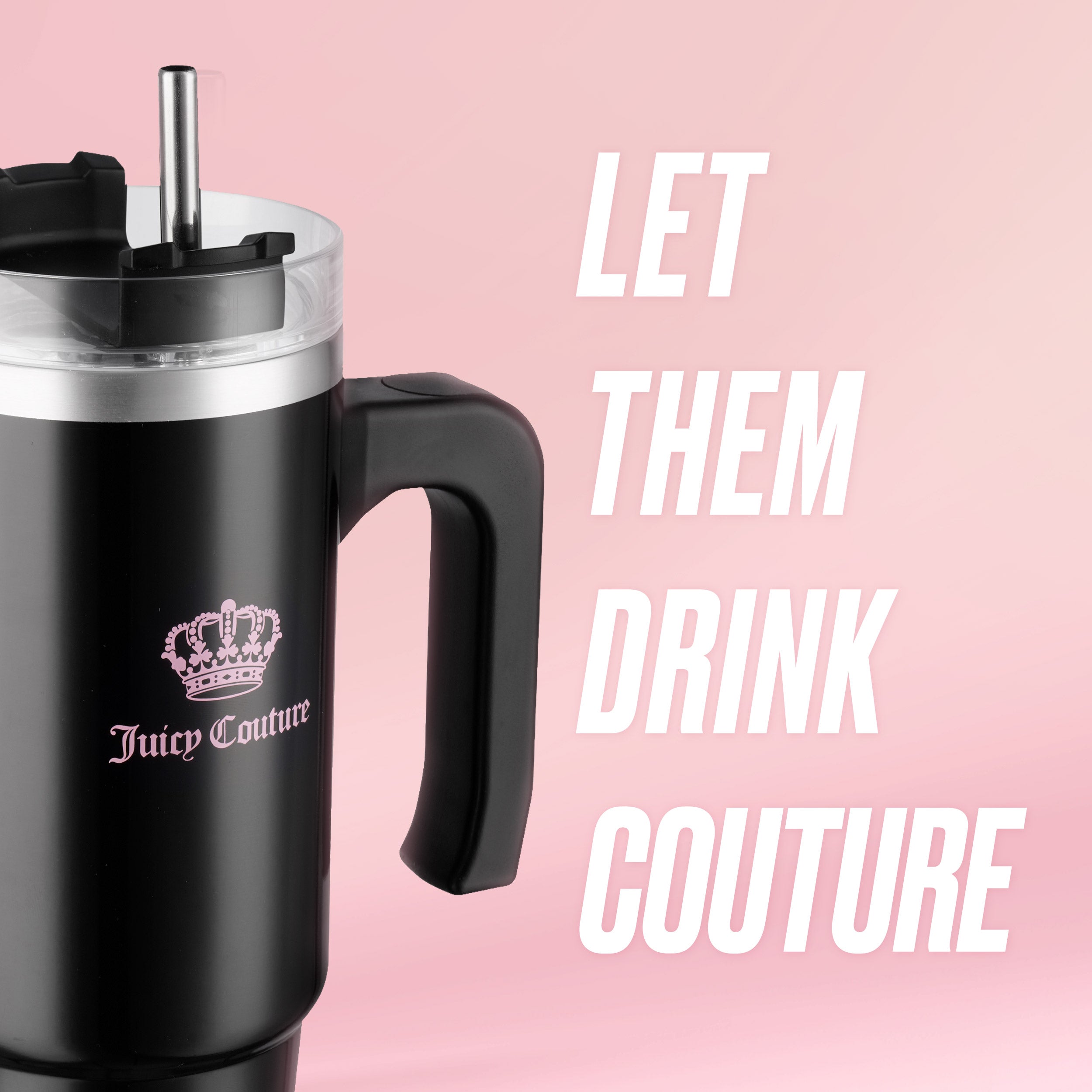 Glam Logo Stainless Steel Water Bottle - Image 5