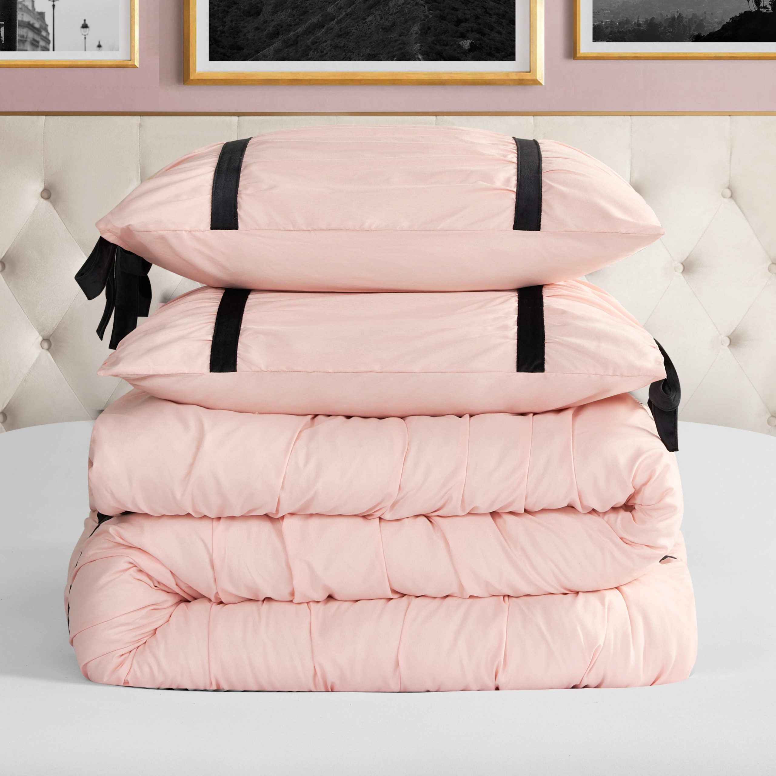 Amelie Bows Ruched Comforter Set - Image 5