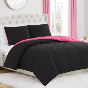 Box Stitch Reversible Comforter Set
