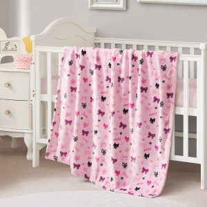Plush Baby Throw Blanket