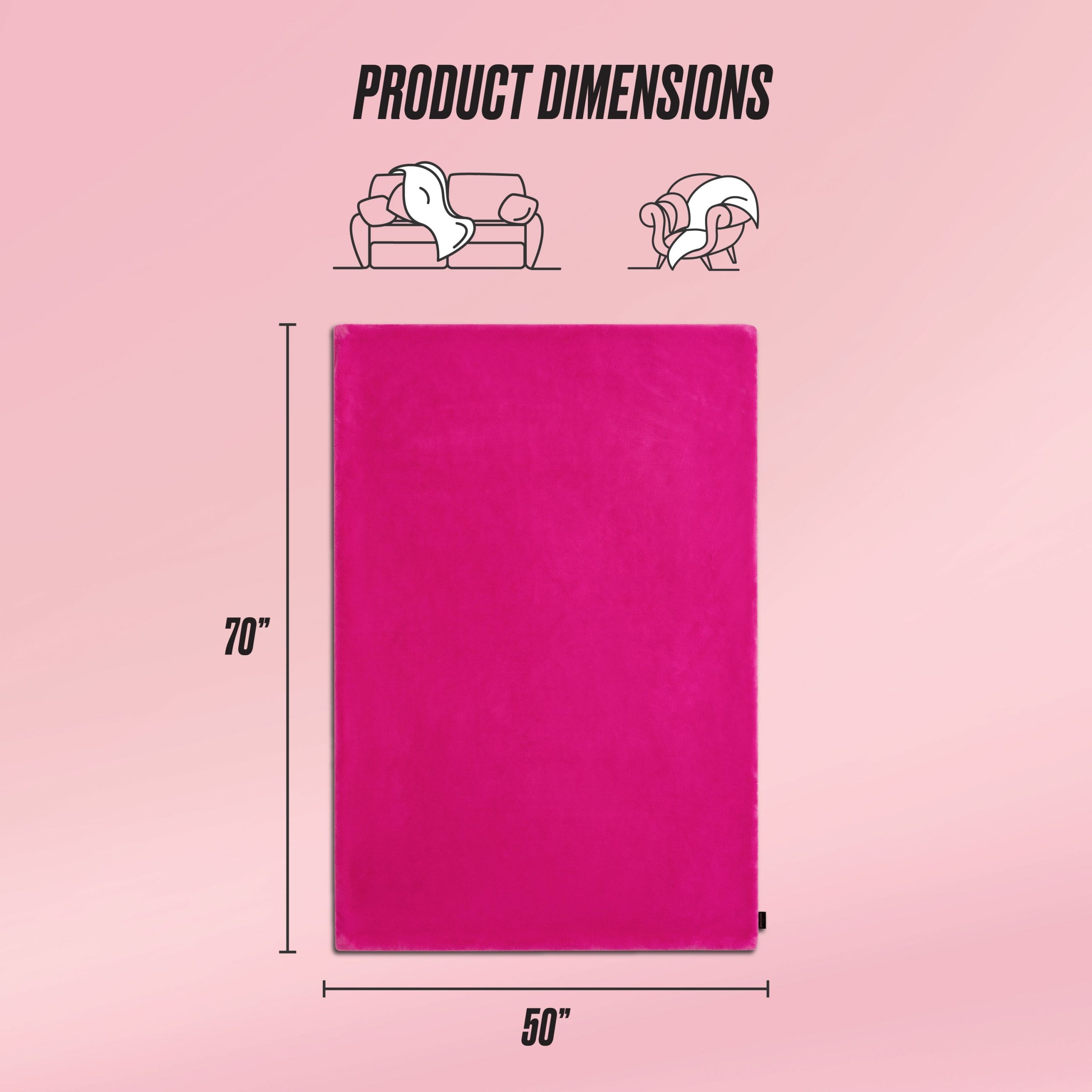 Solid Rabbit Mink Faux Fur Throw Blanket - Image 6