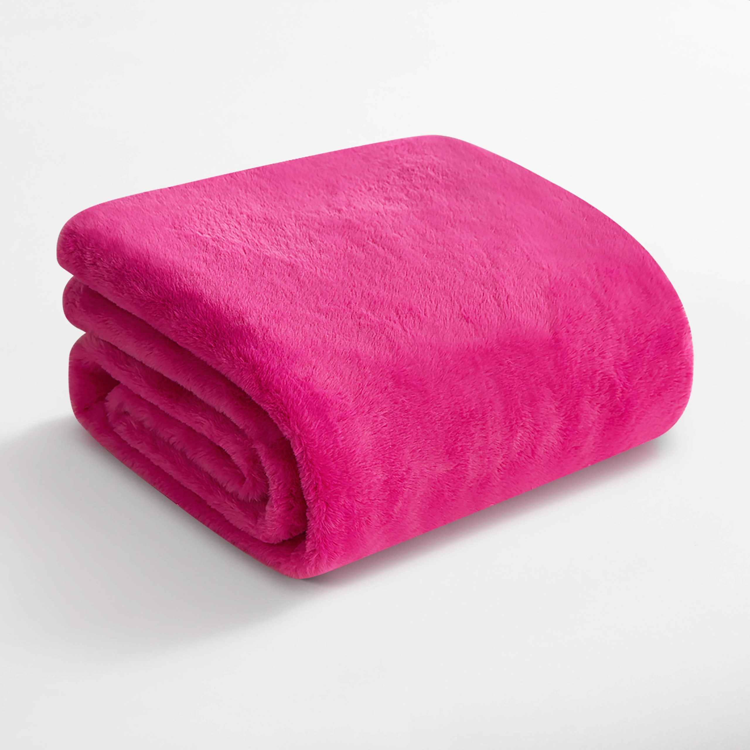Solid Rabbit Mink Faux Fur Throw Blanket - Image 3