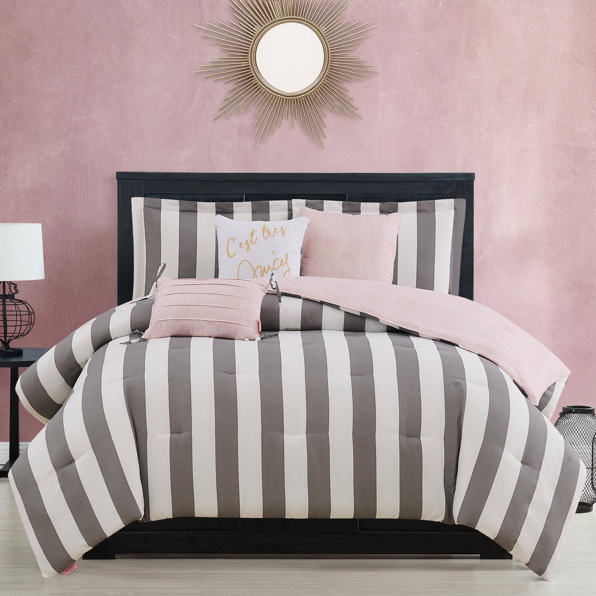 Cabana Striped Reversible Comforter Set