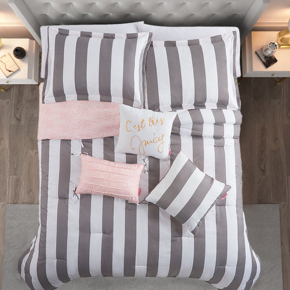 Cabana Striped Reversible Comforter Set - Image 3