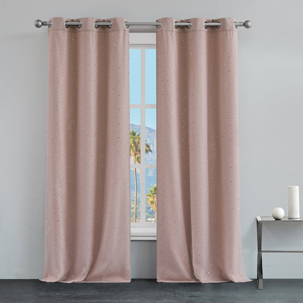 Melody Embellished Double Layer Curtains - Image 2