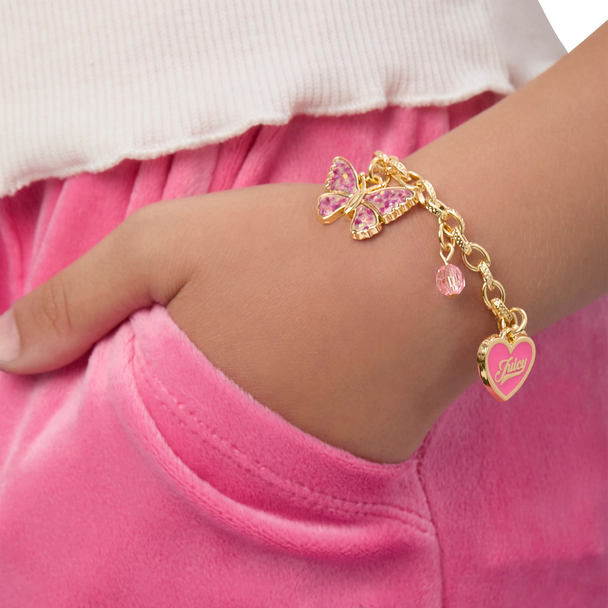 Pink Charm Bracelet - Image 2