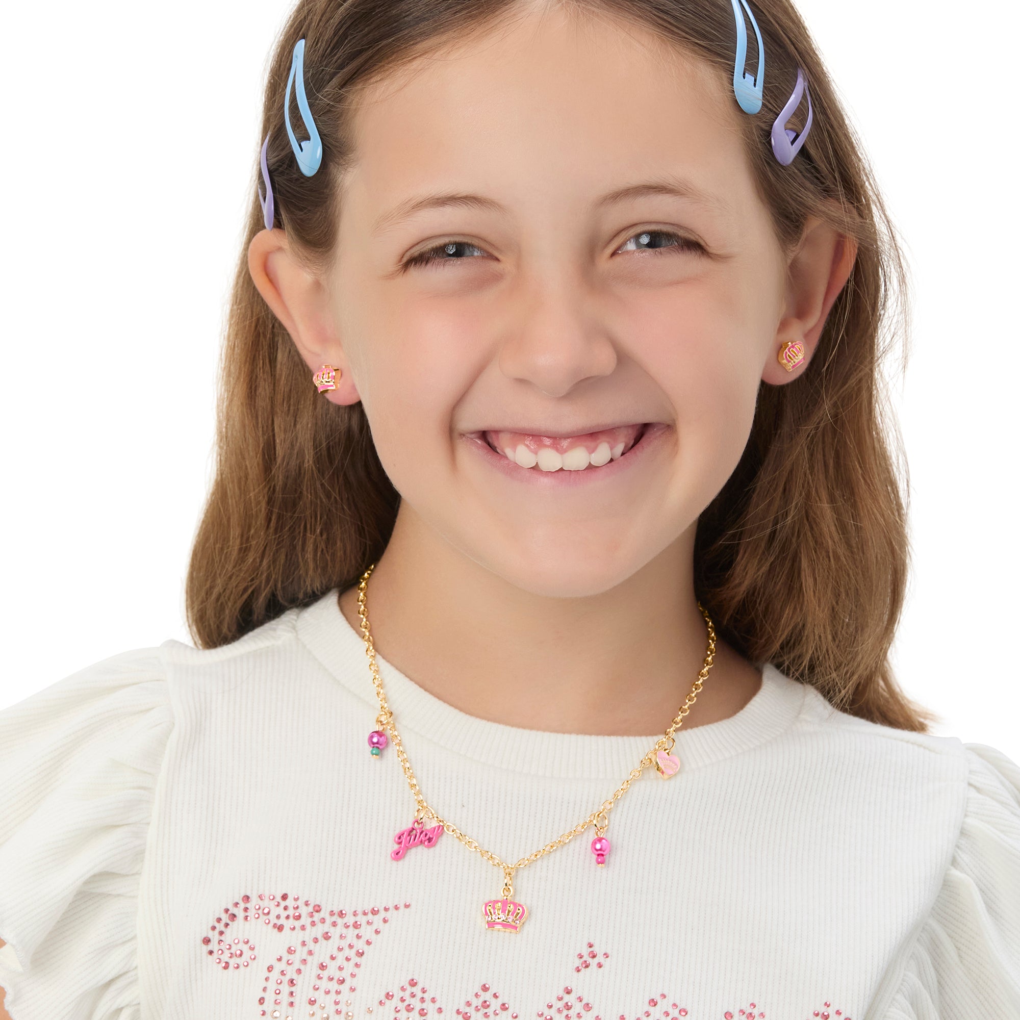 Kids Beaded Charm Necklace - Image 3
