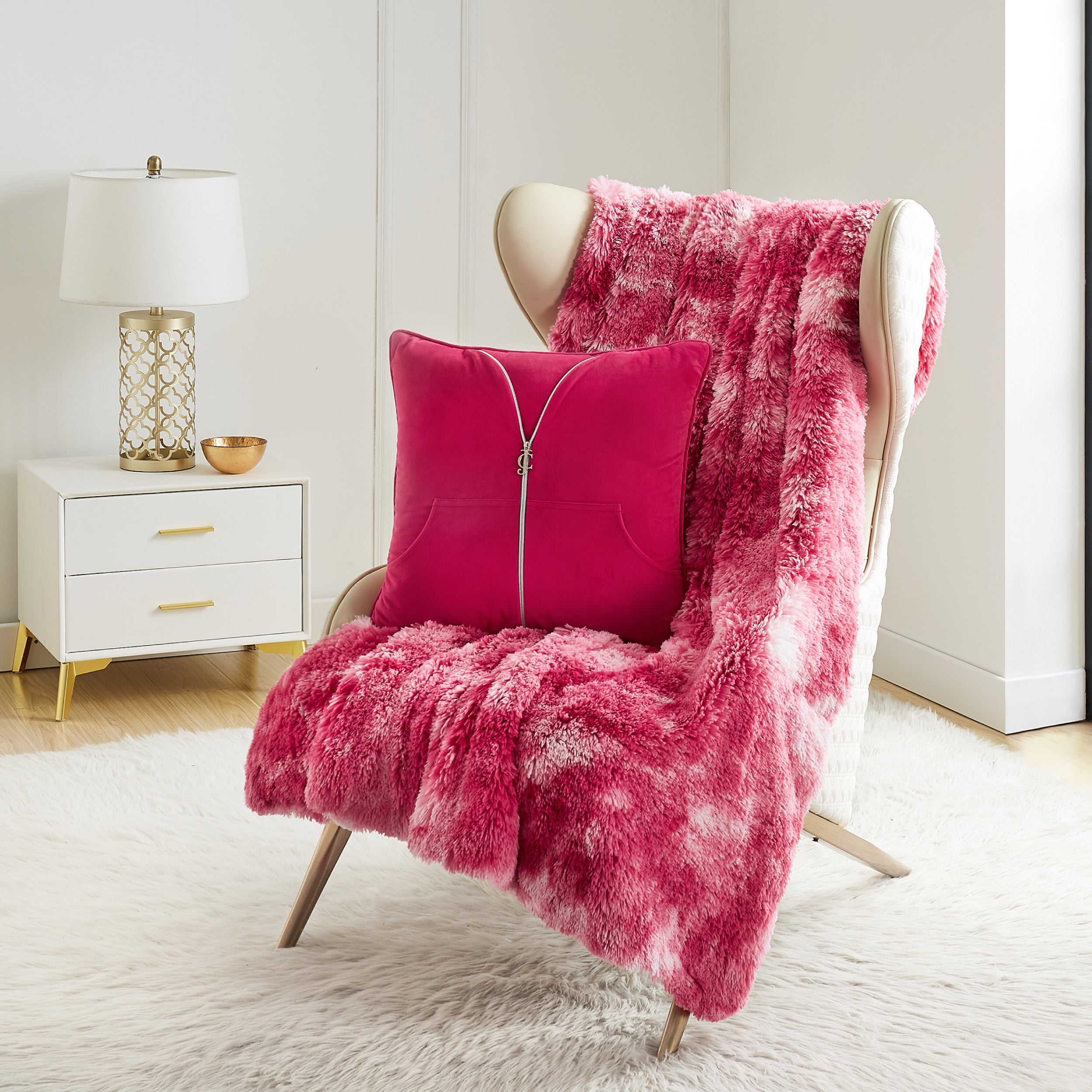 Shaggy Faux Fur Plush Blanket - Image 4