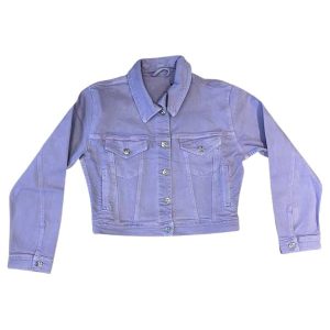 Raquel Crystal Closure Denim Jacket??REJUICED