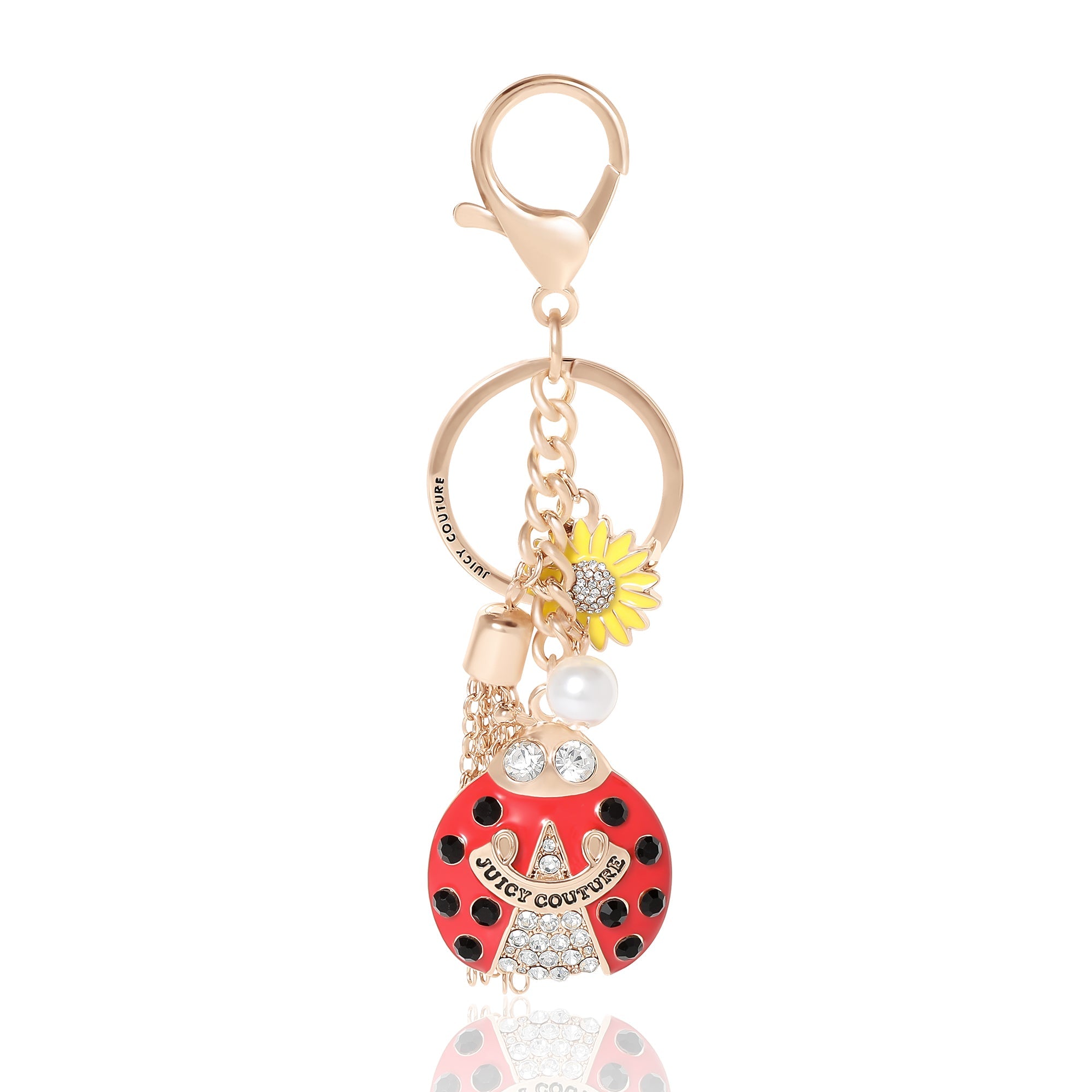 Ladybug Keychain Bag Charm